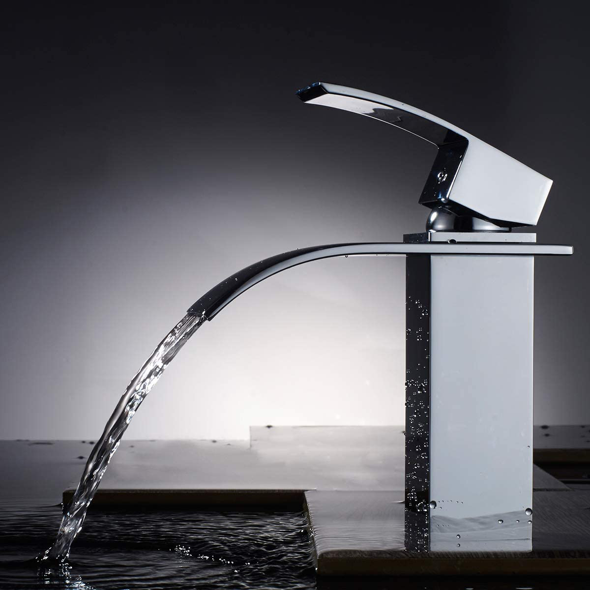 Aquacubic Lead Free waterway health Single Handle Basin Tap Waterfall