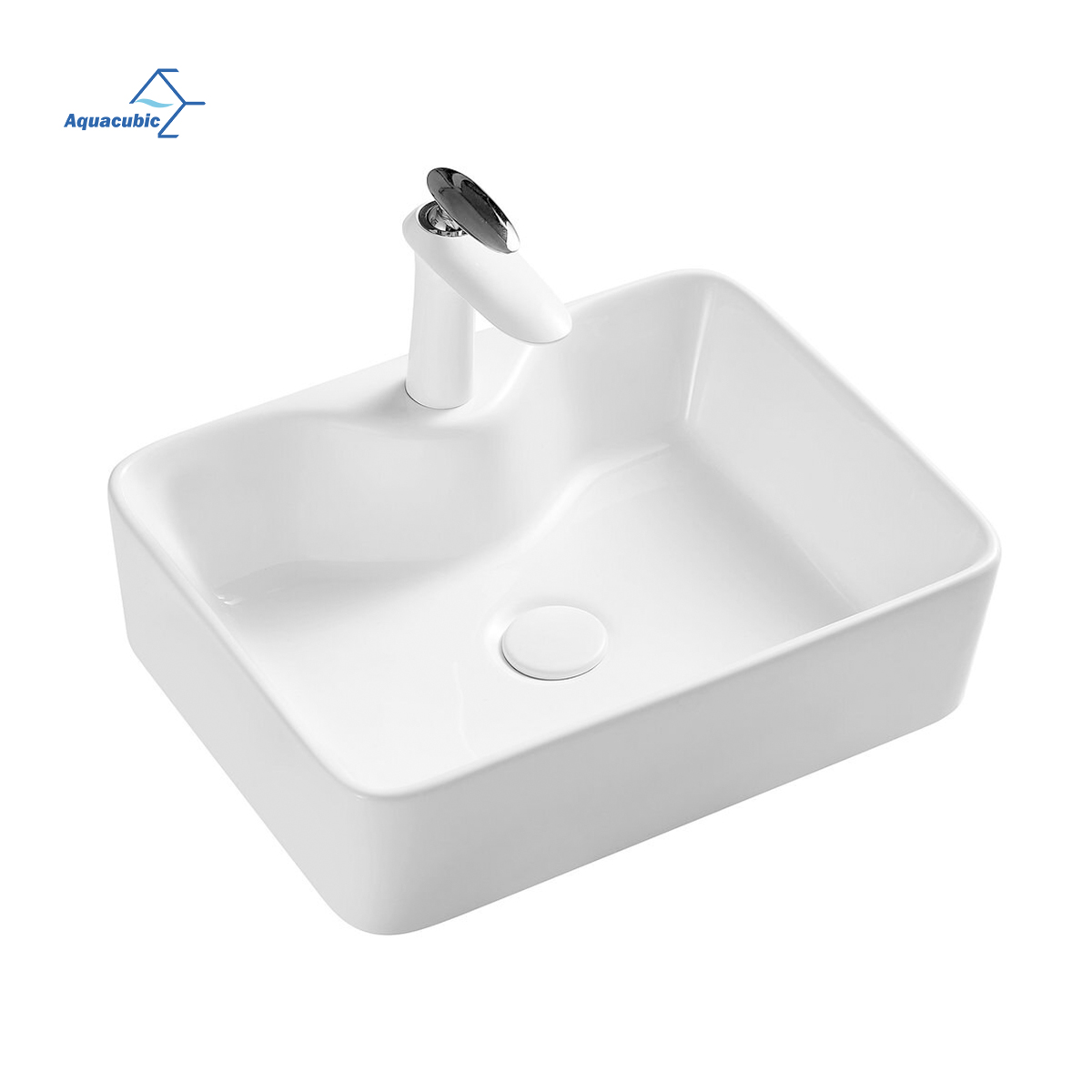 Sanitary Ware Ceramic Hand Art Wash Basin Bathroom Sink Rectangular