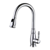 Single Lever Pull Down Kitchen Sink Faucet with 3 Modes Sprayer