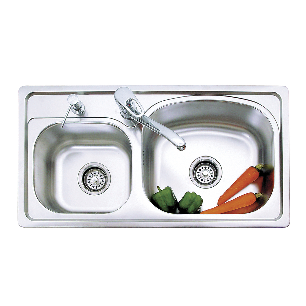 820 x 440 x 190 mm Stainless Steel Pressed / Drawn Kitchen Sink