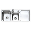 1500 x 480 x 180 mm Stainless Steel Pressed / Drawn Kitchen Sink