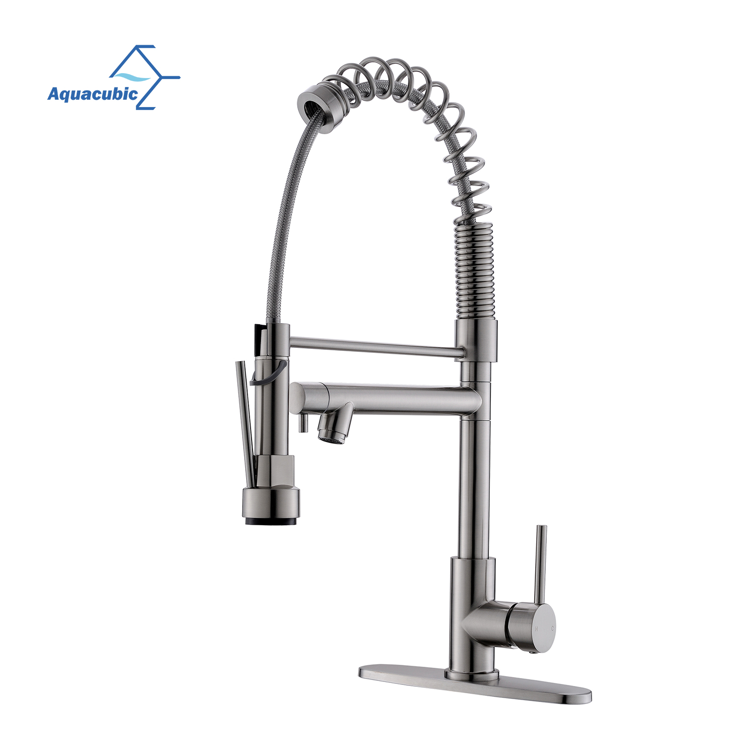 Aquacubic cUPC Instant Deck mount Washbasin Pull Out Kitchen Faucet