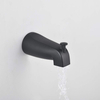 Matte Black Bath Tub Shower Faucet Set Shower Trim Kit with Tub Spout