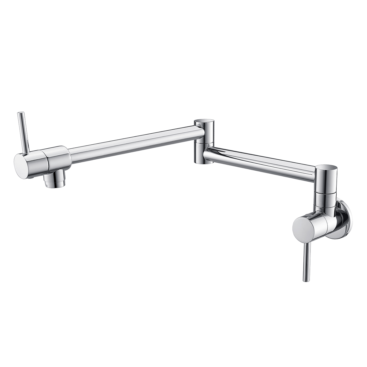 Double Joint Brass Folding Faucet Sink Faucet Kitchen Pot Filler Chrome