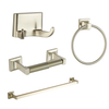 Brushed Gold Zinc Alloy 4 Piece Bathroom Hardware Set Bathroom Accessories