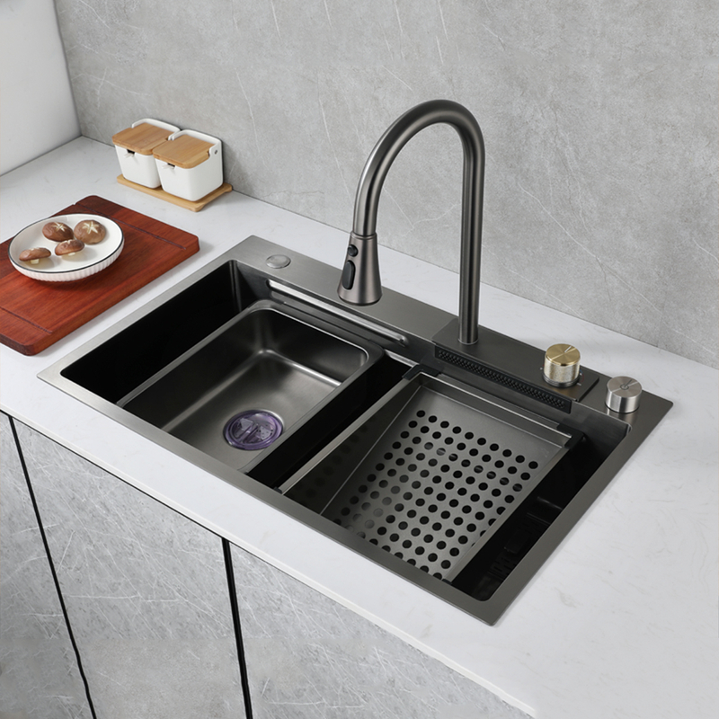 Black Stainless steel Single Bowl Dropin Kitchen Sink Buy Black Drop
