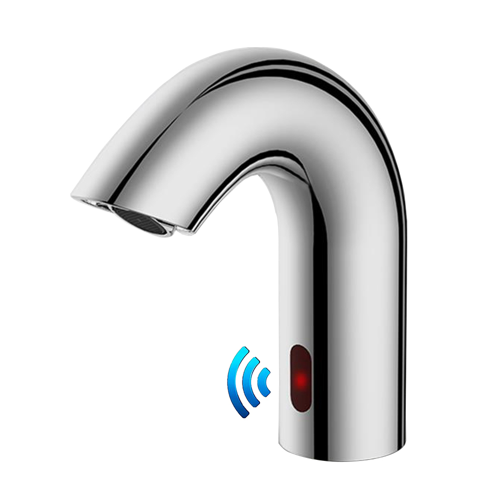 Single Cold Hands Free Automatic Touchless Infrared Sensor Bathroom Faucet
