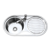 860 x 440 x 190 mm Stainless Steel Pressed / Drawn Kitchen Sink