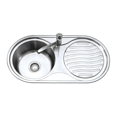 860 x 440 x 190 mm Stainless Steel Pressed / Drawn Kitchen Sink