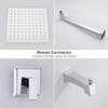 Cupc Certified Pressure Balance Valve Rain Shower Concealed Wall Mounted Shower Trim Kit Shower Faucet