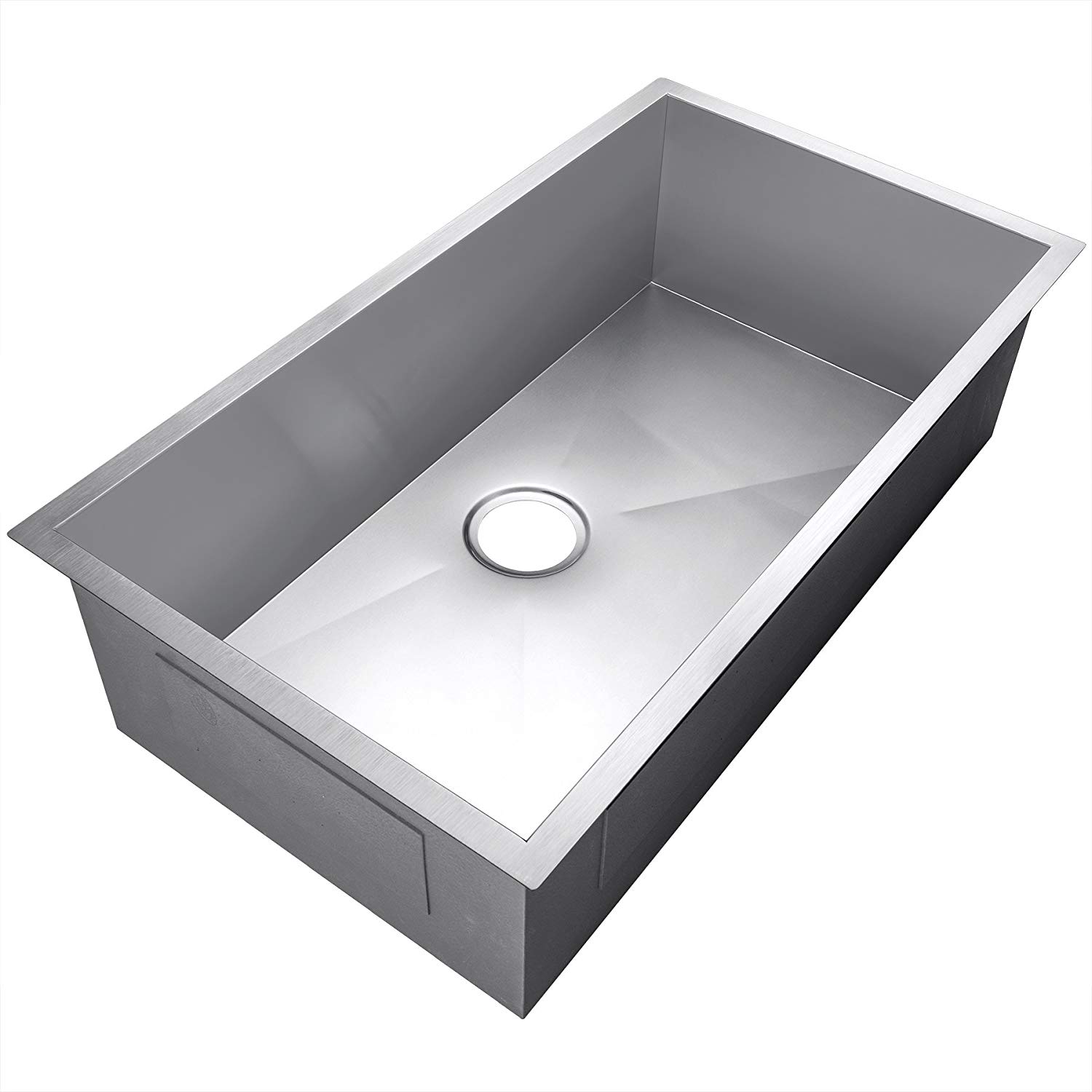 33 Inch 304 Stainless Steel Handmade Undermount Kitchen Sink