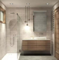 Don't make a shower room in the bathroom anymore. This is good looking and practical. You'll understand after reading it!
